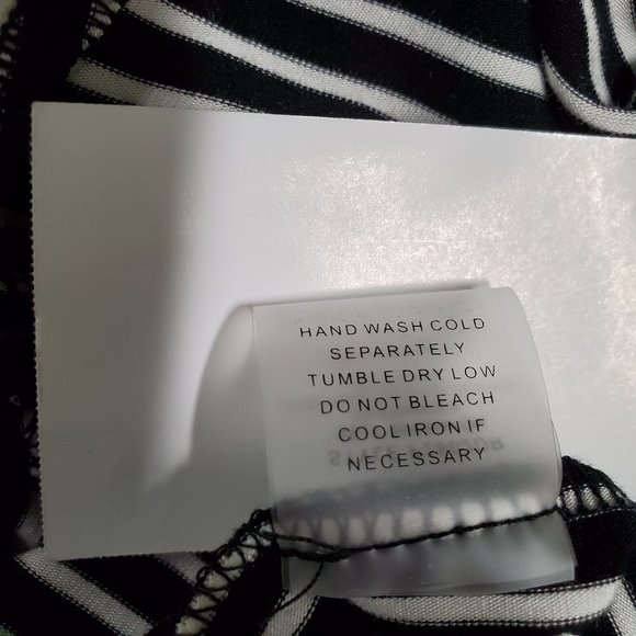 SUGARLIPS Black Blackjack Striped Keyhole Jersey - Picture 8 of 10